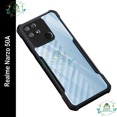 Picture of Original Xundd Back Cover for Realme Narzo 50A Transparent Hybrid Hard PC Back Bumper