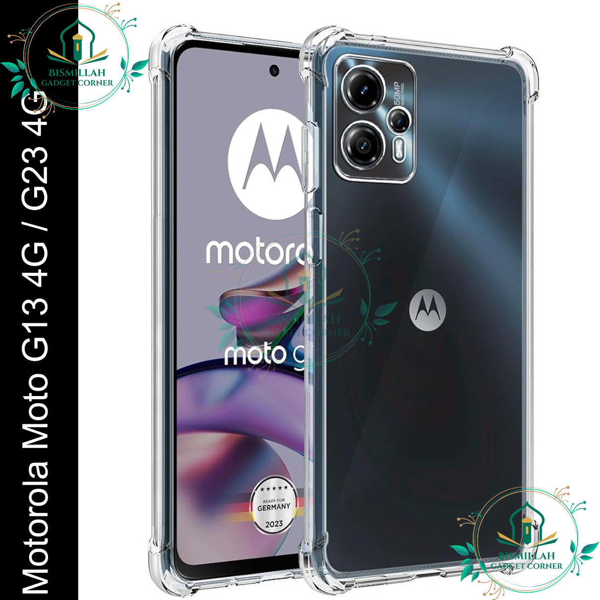 Picture of Original Transparent back cover For Motorola Moto G13 4G / Motorola Moto G23 4G Luxury transparent Protect Back Cover Soft Case
