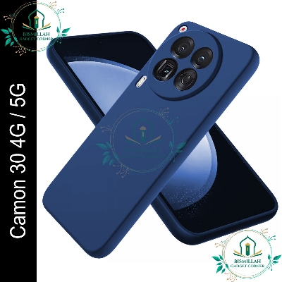 Picture of Premium Liquid Silicone Phone case for Tecno Camon 30 4G / 5G Liquid Silicon Mobile Back Case Soft Silicone Phone Cover