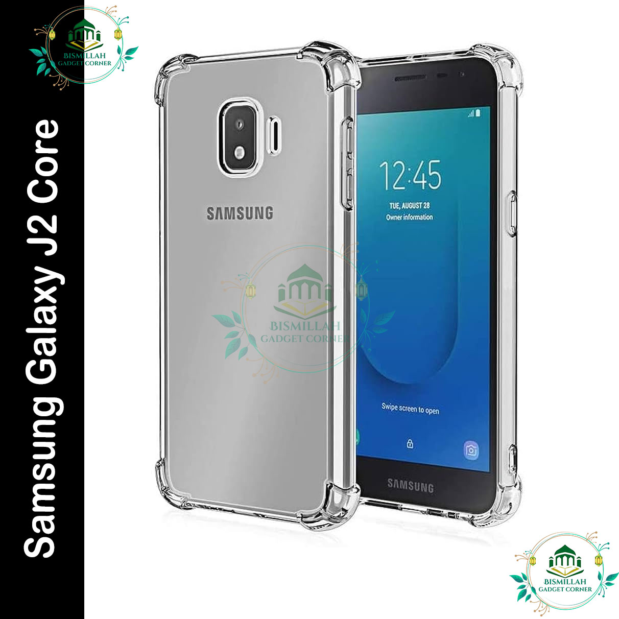 Picture of Transparent back cover For Samsung Galaxy J2 Core Luxury transparent Protect Back Cover Soft Case