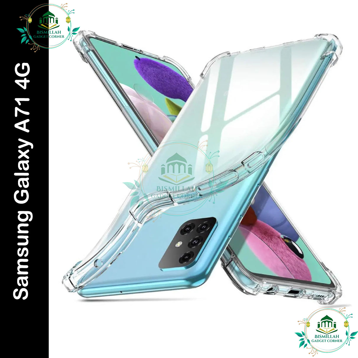 Picture of Transparent back cover For Samsung Galaxy A71 4G Luxury transparent Protect Back Cover Soft Case
