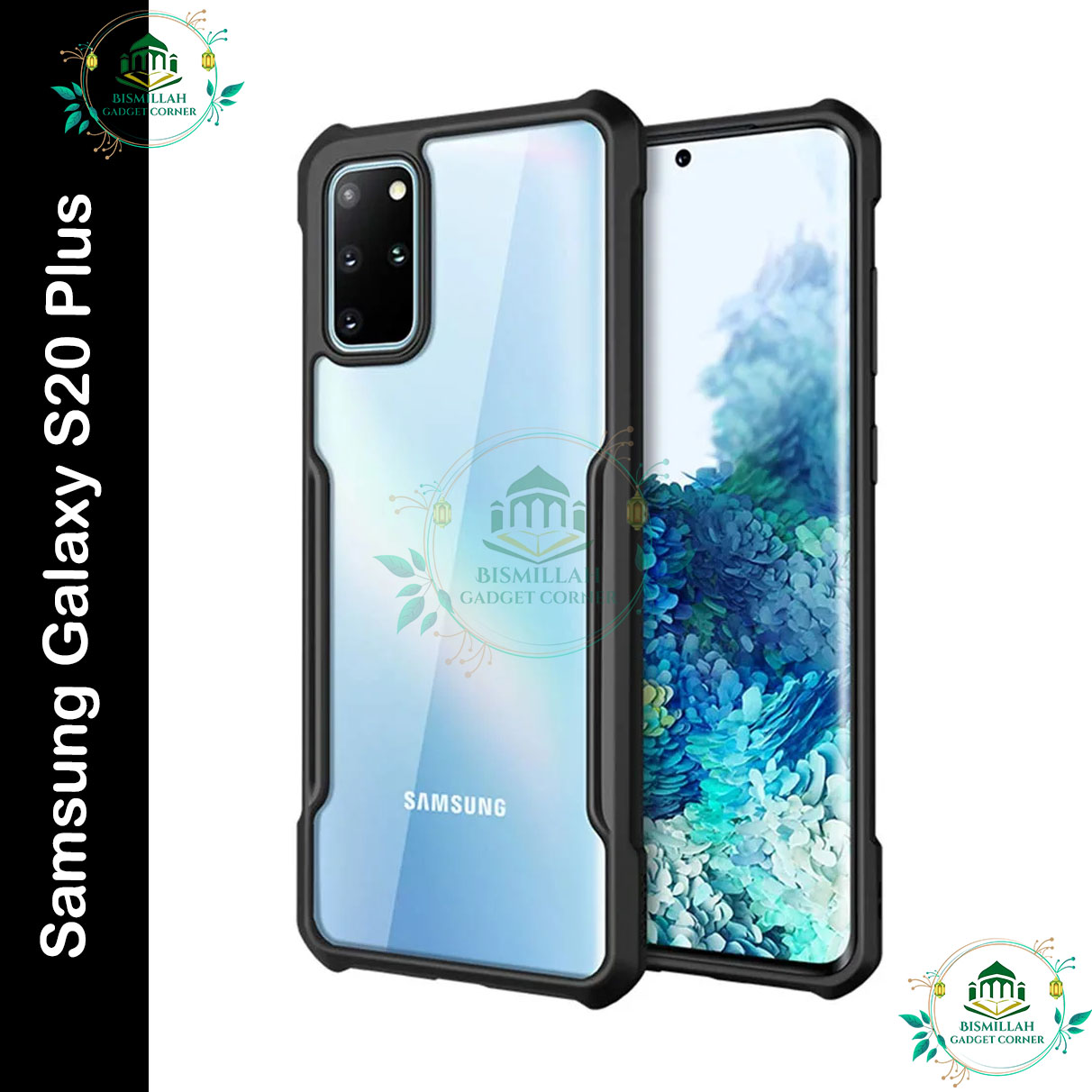 Picture of Xundd Back Cover for Samsung Galaxy S20 Plus ( s20+ ) Transparent Hybrid Hard PC Back Bumper