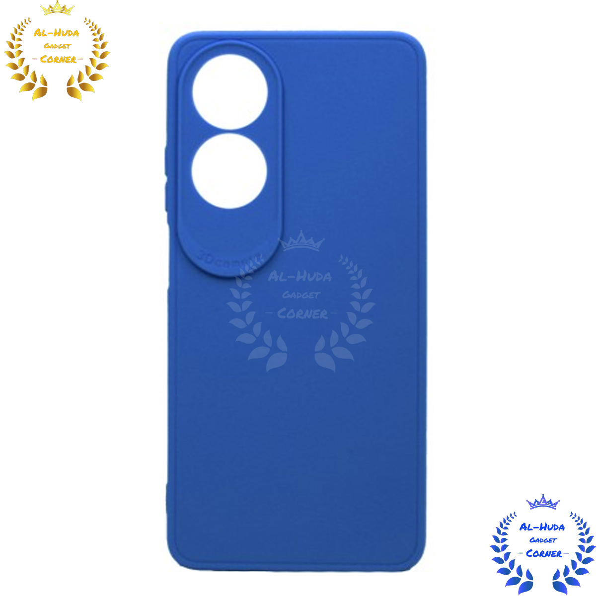 Picture of Shockproof & Transparent Crystal Clear Back Cover Case / Matte Protective Lens Flexible Back Cover for Oppo A60 4G | Slim Silicone Cover with Soft Lining Shockproof Full Body Bumper Case