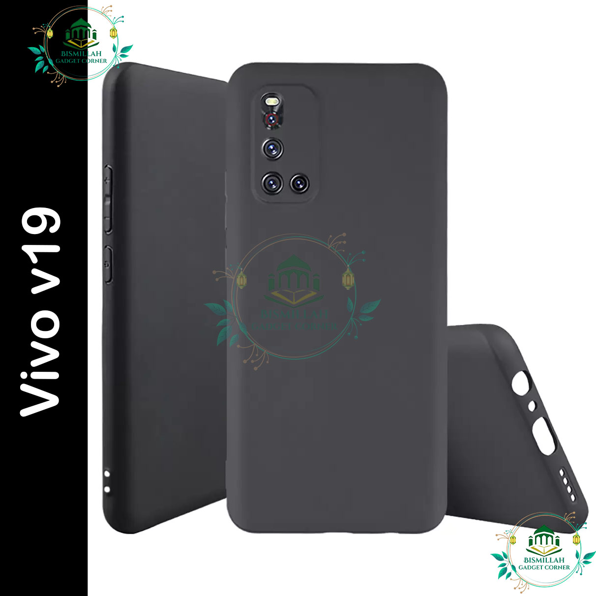 Picture of Premium Liquid Silicone Phone case for Vivo v19 Liquid Silicon Mobile Back Case Soft Silicone Phone Cover - মোবাইল ফোন - Phoneo