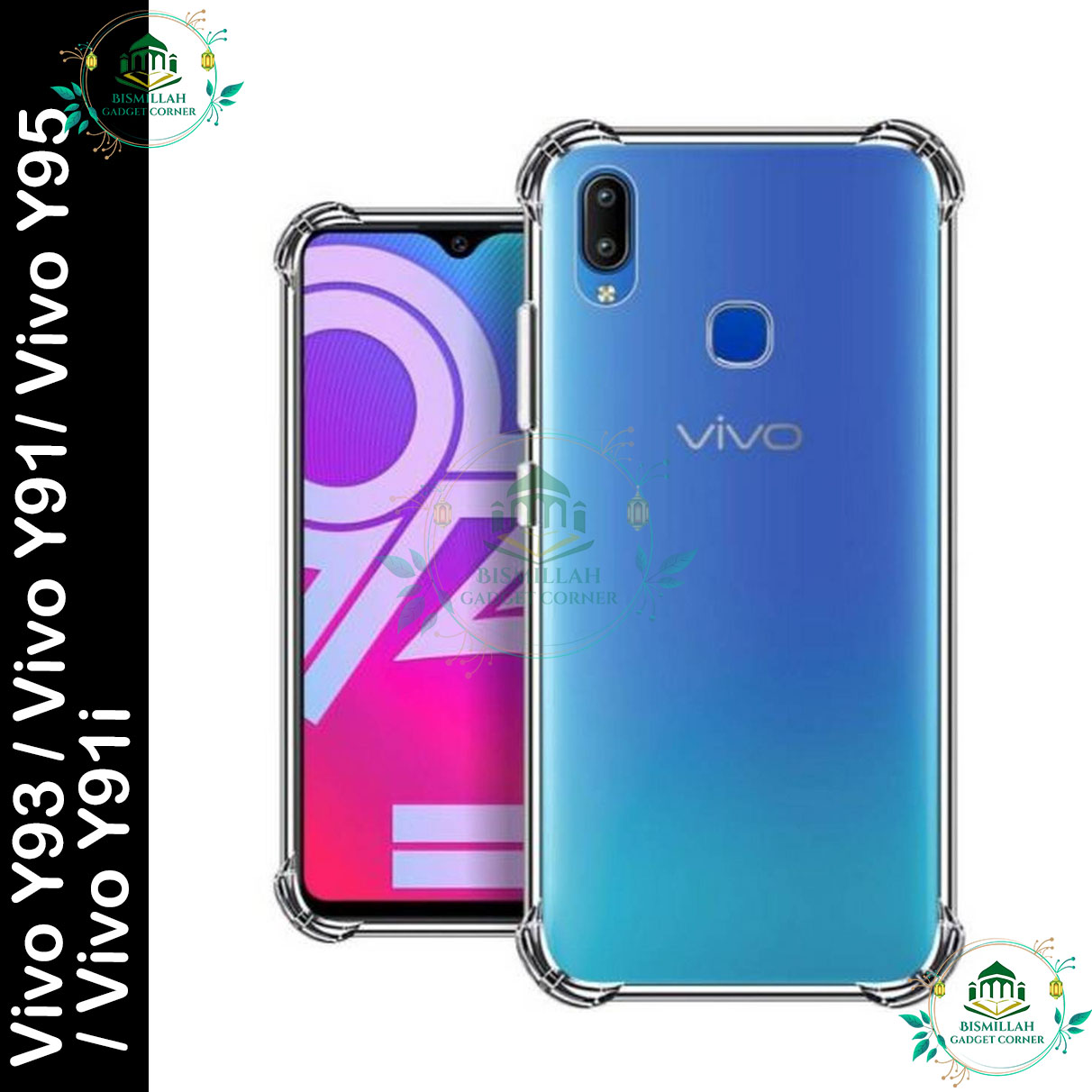 Picture of Transparent back cover For Vivo Y93 / Vivo Y91/ Vivo Y95  / Vivo Y91i Luxury transparent Protect Back Cover Soft Case