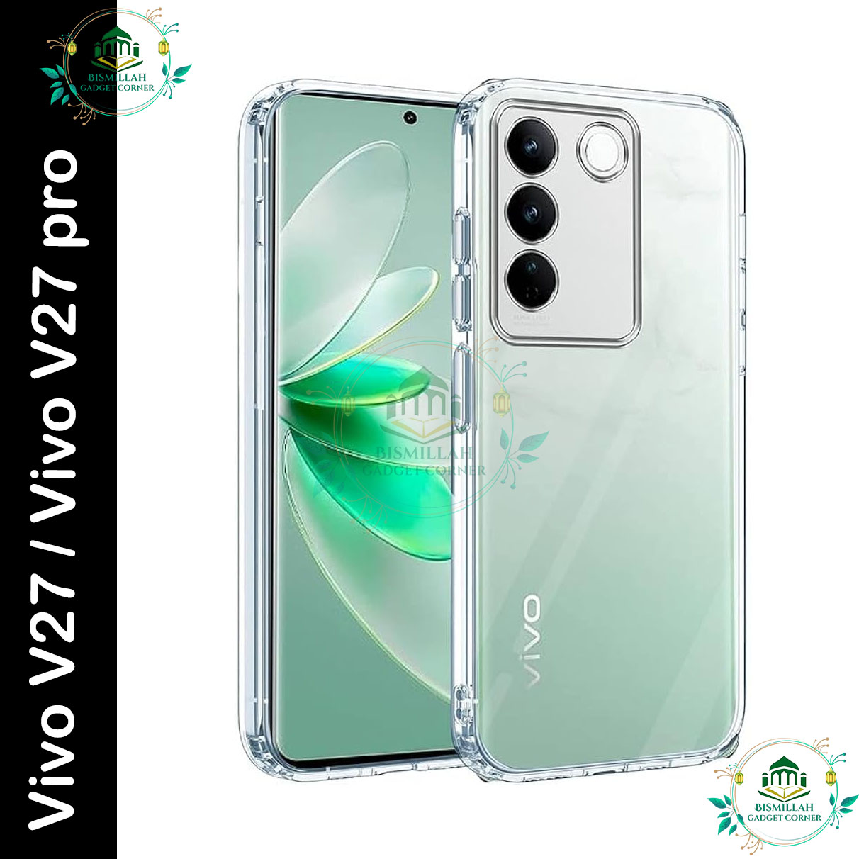 Picture of Transparent back cover For Vivo V27 / Vivo V27 Pro Luxury transparent Protect Back Cover Soft Case