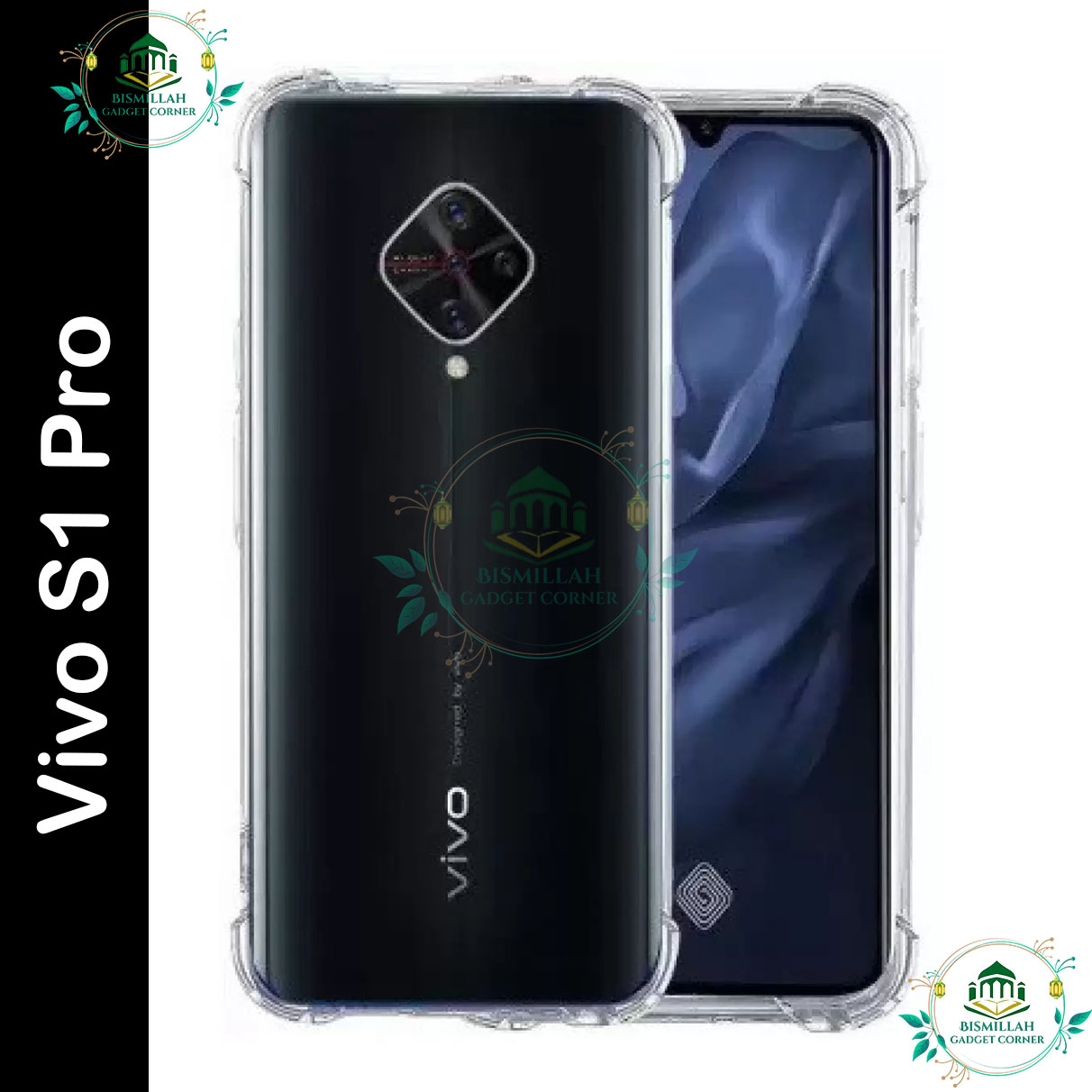 Picture of Transparent back cover For Vivo S1 Pro Luxury transparent Protect Back Cover Soft Case