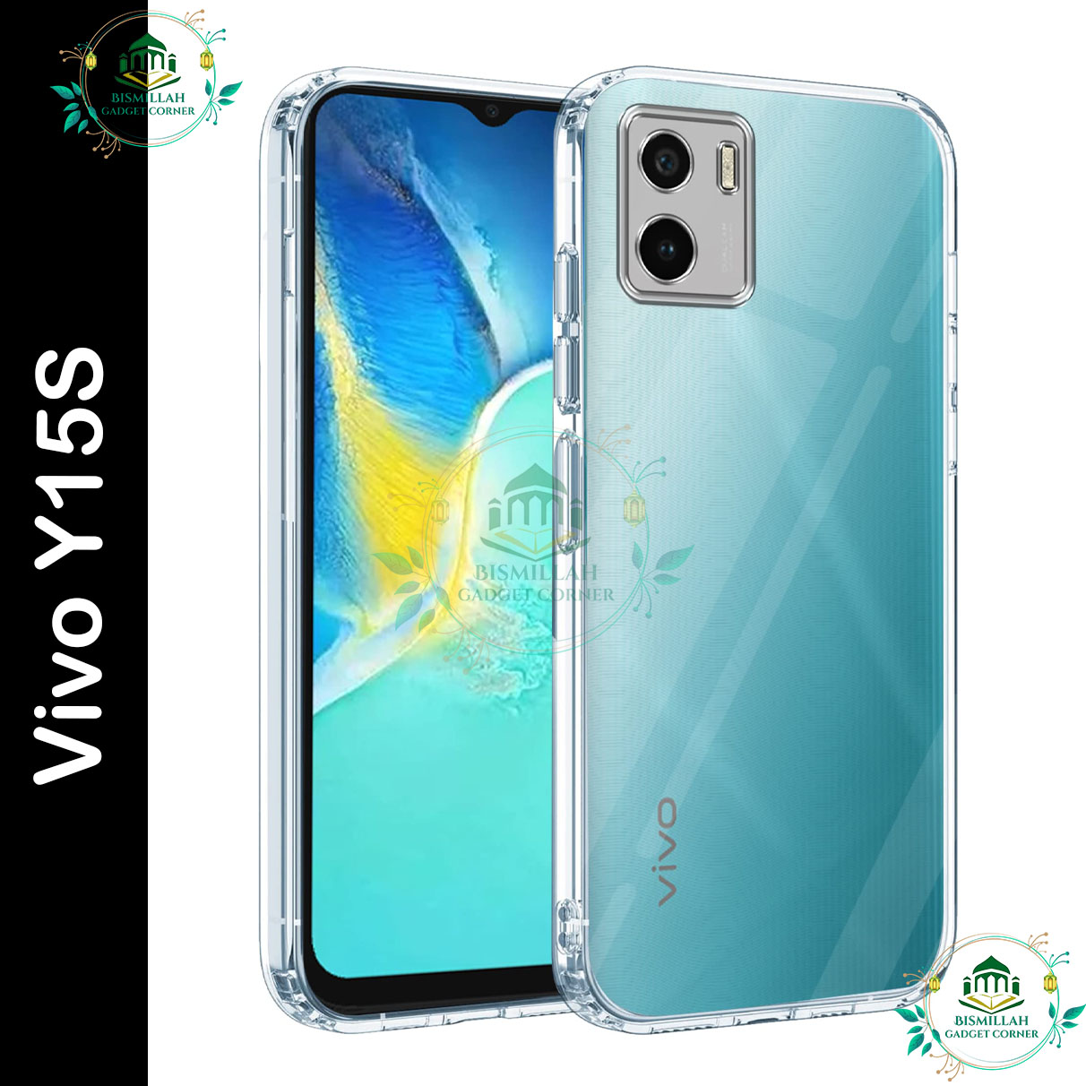 Picture of Transparent back cover For Vivo Y15S Luxury transparent Protect Back Cover Soft Case
