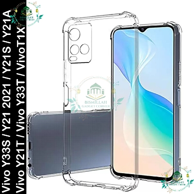 Picture of Transparent back cover For Vivo Y21e / Vivo Y33S / Vivo Y21 2021 / Vivo Y21S / Vivo Y21A / Vivo Y21T / Vivo Y33T / Vivo T1X Luxury transparent Protect Back Cover Soft Case