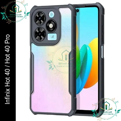 Picture of Original Xundd Back Cover for Infinix Hot 40 / Infinix Hot 40 Pro Transparent Hybrid Hard PC Back Bumper