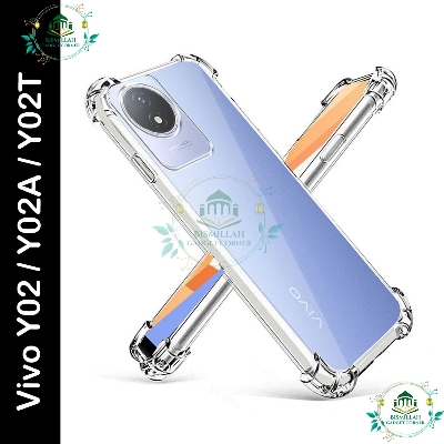 Picture of Transparent back cover For Vivo Y02 / Vivo Y02A / Vivo Y02T Luxury transparent Protect Back Cover Soft Case