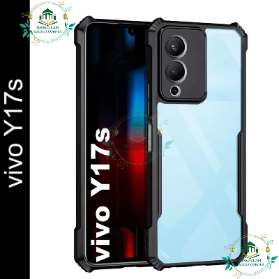 Picture of Xundd Back Cover for Vivo Y17s Transparent Hybrid Hard PC Back Bumper