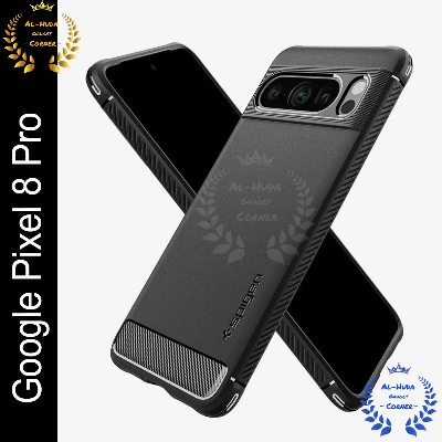 Picture of High Quality Spigen cover For Google Pixel 8 Pro Carbon Fiber Back cover Soft Slim Fashion Non-Slip Protective Carbon Fiber Phone Case