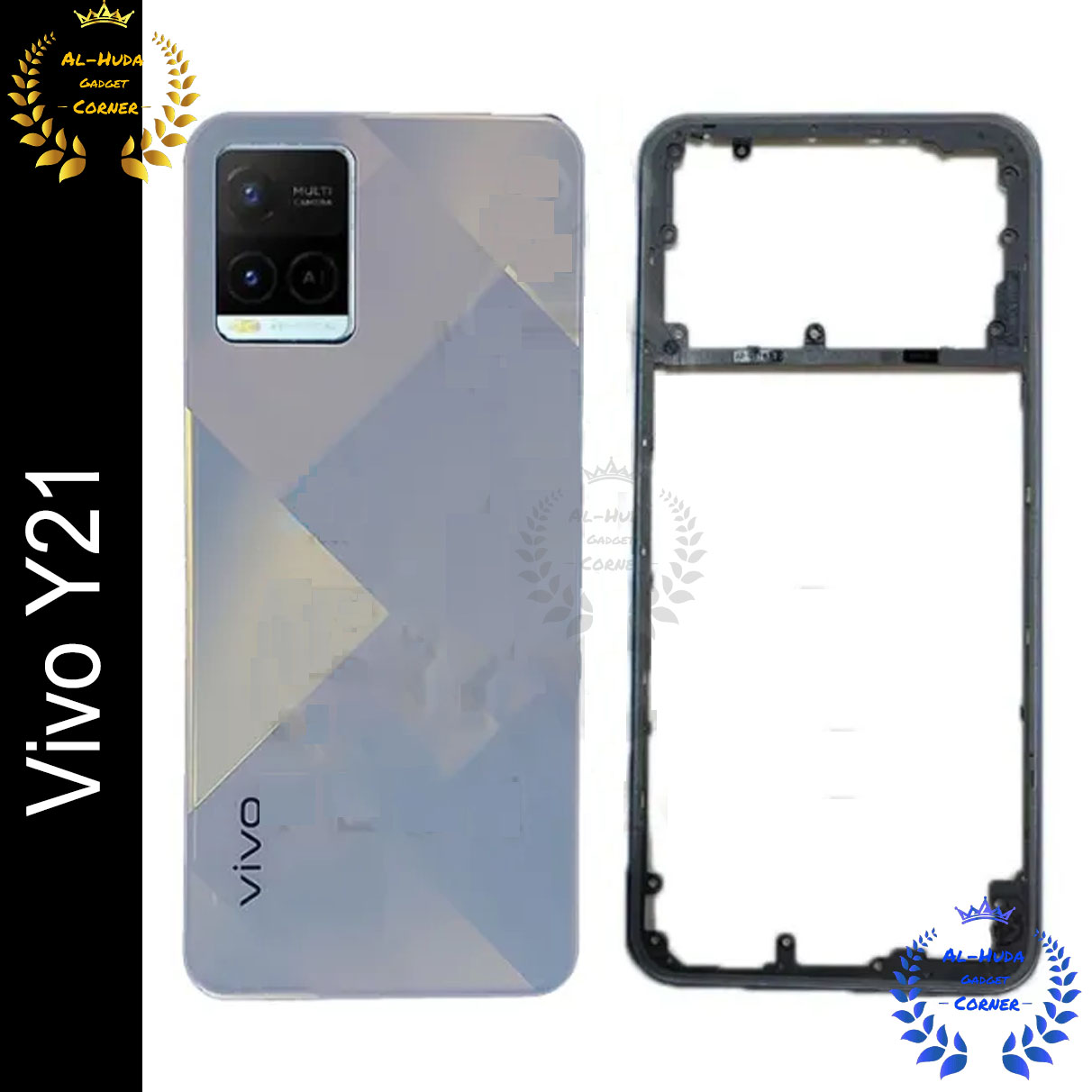 Picture of Vivo Y21 Back Shell / Back Panel / Battery Cover / Back Door / Back Replacement Part (Back Case Cover For Smartphone)