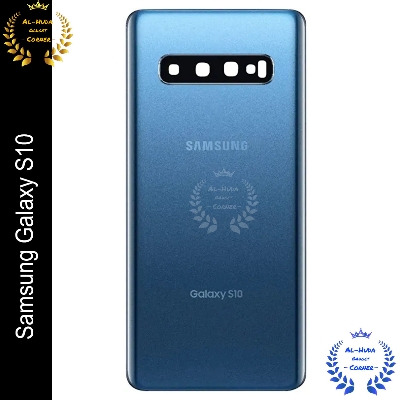 Picture of Backshell for Samsung Galaxy S10 Replacement Back Battery Cover For Samsung Galaxy S10 Back Rear Glass Case - (without camera glass)