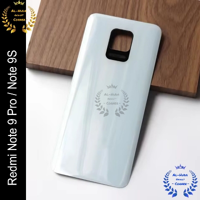 Picture of Xiaomi Redmi Note 9 Pro / Note 9S Back Shell / Back Panel / Battery Cover / Back Door / Back Replacement Part (Back Case Cover For Smartphone) (Best Quality)