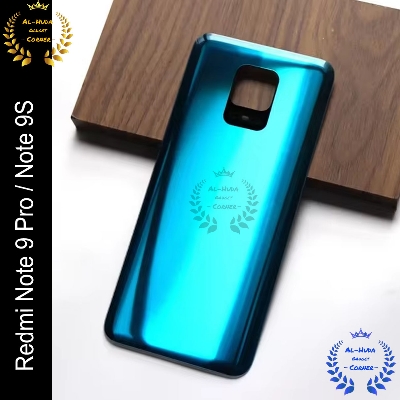 Picture of Xiaomi Redmi Note 9 Pro / Note 9S Back Shell / Back Panel / Battery Cover / Back Door / Back Replacement Part (Back Case Cover For Smartphone) (Best Quality)