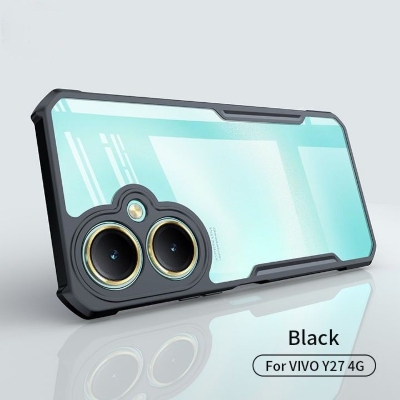 Picture of For vivo Y27 4g Xundd Cases Unique Shockproof Bumper Hard Clear Acrylic Mobile Phone Case vivo Y27 Back Cover