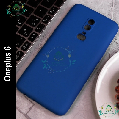Picture of Premium Liquid Silicone Phone case for OnePlus 6 Liquid Silicon Mobile Back Case Soft Silicone Phone Cover