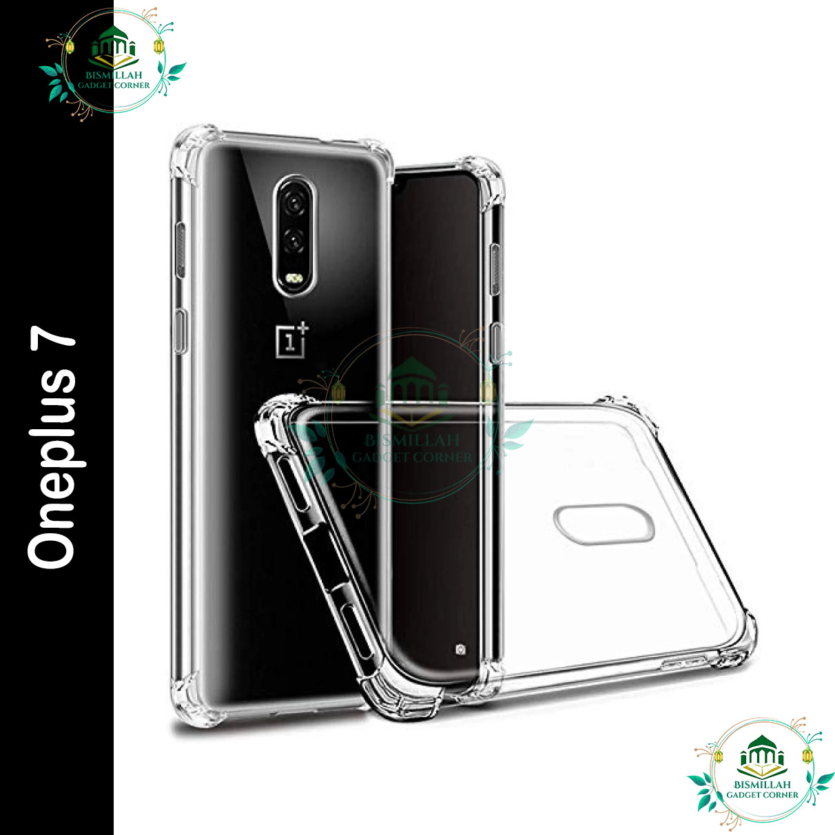 Picture of Transparent back cover For OnePlus 7 Luxury transparent Protect Back Cover Soft Case