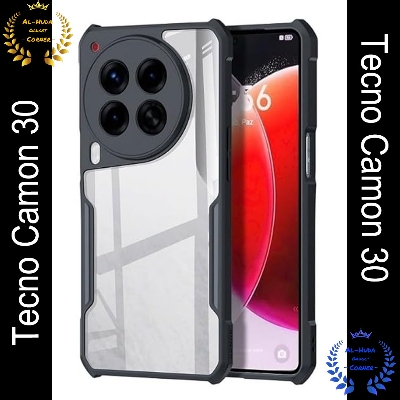 Picture of Xundd Back Cover for Tecno Camon 30 5G Transparent Hybrid Hard PC Back Bumper (Best Quality)