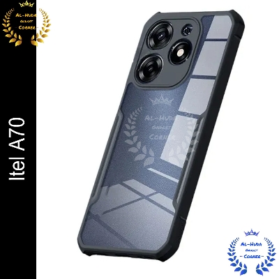 Picture of Xundd Back Cover for Itel A70 Transparent Hybrid Hard PC Back Bumper (Best Quality)