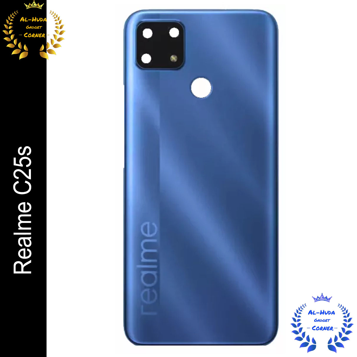Picture of Replacement Backshell Panel for Realme C25s Battery Back Door Housing With Camera Lens (Best Quality)