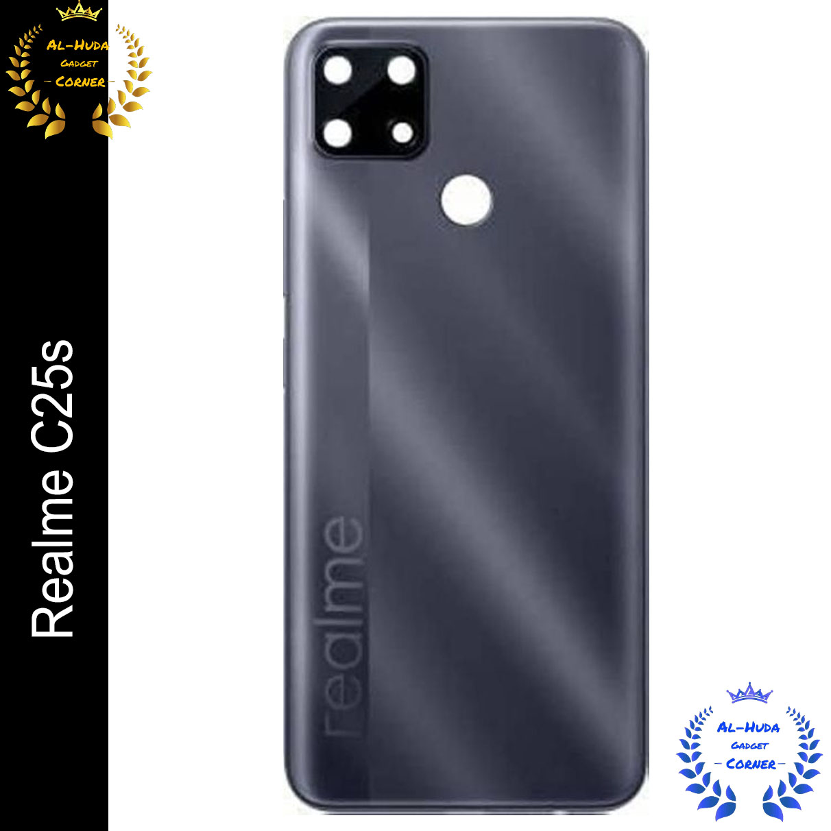Picture of Replacement Backshell Panel for Realme C25s Battery Back Door Housing With Camera Lens (Best Quality)