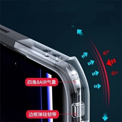 Picture of Xundd Back Cover for Infinix Note 40 Pro 5G Transparent Hybrid Hard PC Back Bumper (Best Quality)