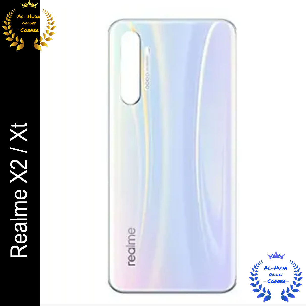 Picture of Realme X2 / Xt  Back Shell / Back Panel / Battery Cover / Back Door / Back Replacement Part (Back Case Cover For Smartphone) (Best Quality)
