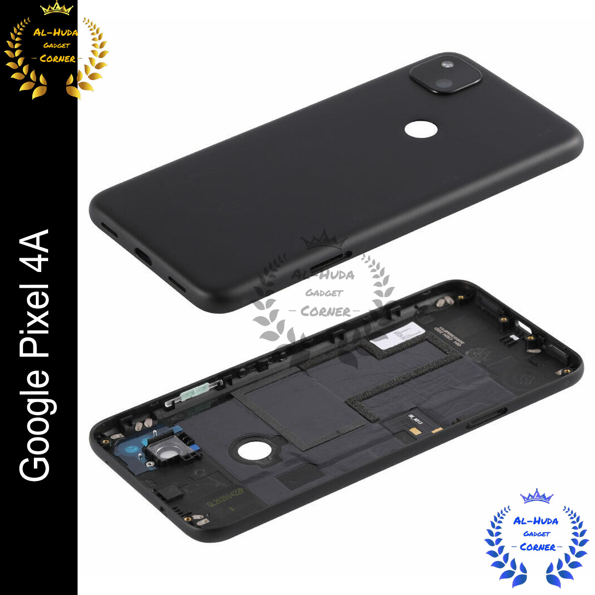 Picture of Google Pixel 4A 4G Back Glass Battery Cover Housing Case for Google Pixel 4A 4G Rear Door Cover Rear Door Cover
