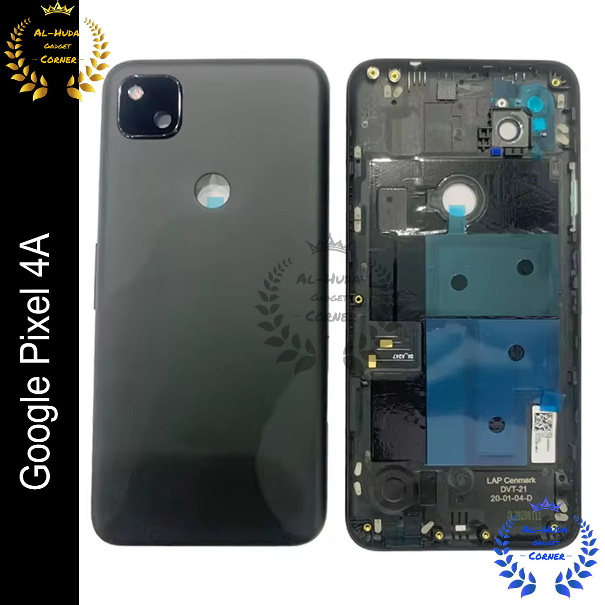 Picture of Google Pixel 4A 4G Back Glass Battery Cover Housing Case for Google Pixel 4A 4G Rear Door Cover Rear Door Cover