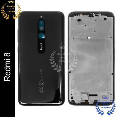 Picture of Replacement Full Body Housing for Redmi 8 Body Panel With Side Frame and Camera Lens