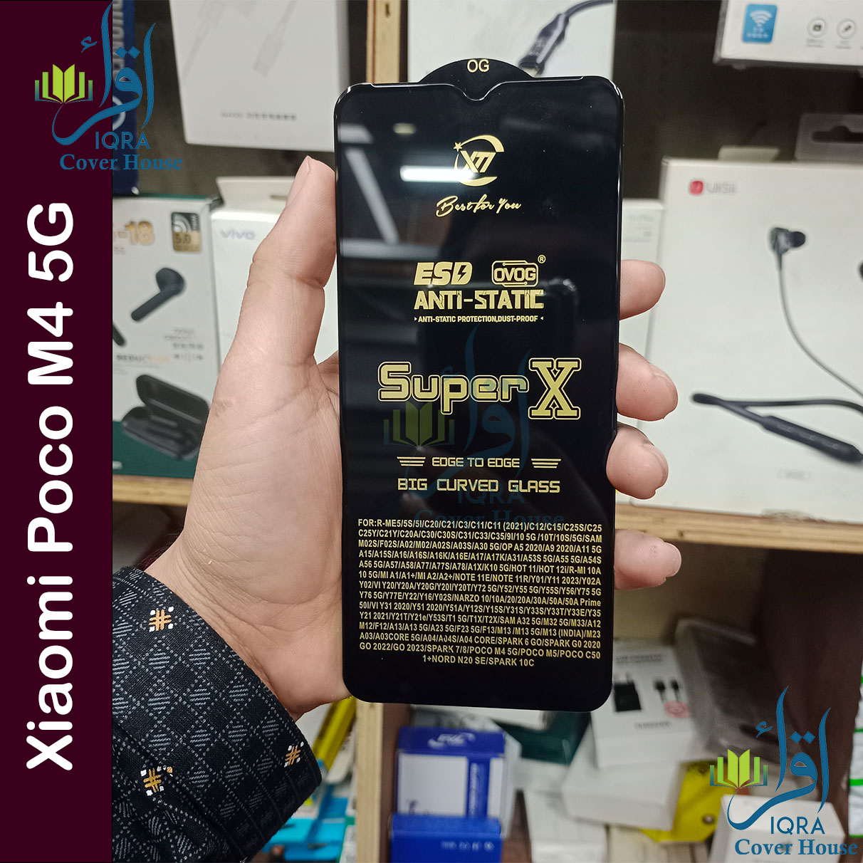Picture of Super X For Poco M4 5G Tempered Gorilla Glass Screen Protector