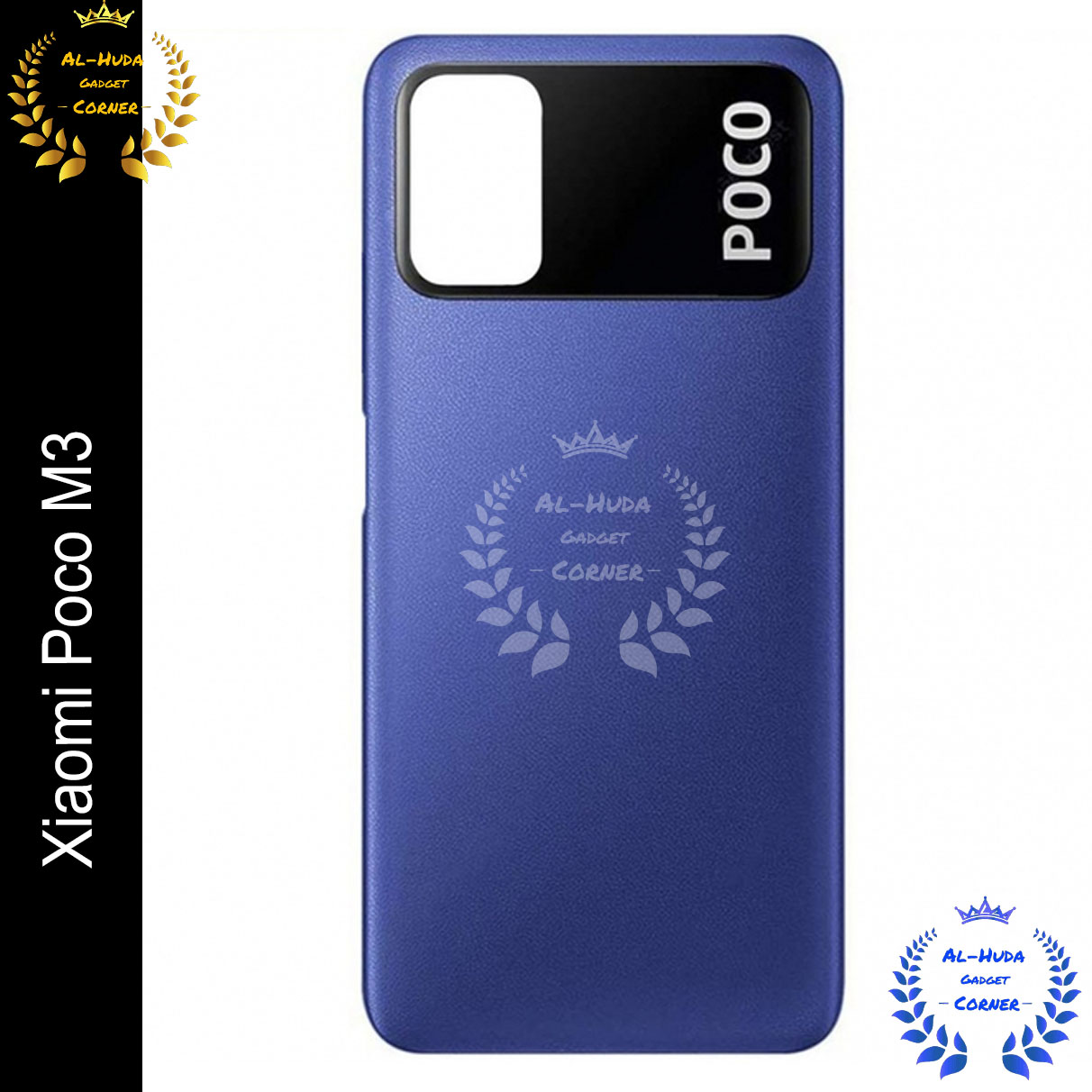 Picture of For Xiaomi Poco M3 Battery Cover Back  Rear Door Housing Case POCO M3 Back Panel PocoM3 Battery Cover