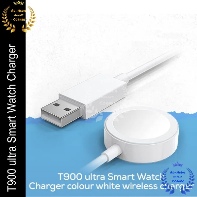 Picture of T900 ultra Smart Watch Charger colour white wireless charger (Best Quality)