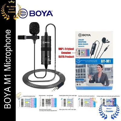 Picture of BOYA M1 Microphone Boya Professional Microphone For Mobile & Dslr - Black (Best Quality)