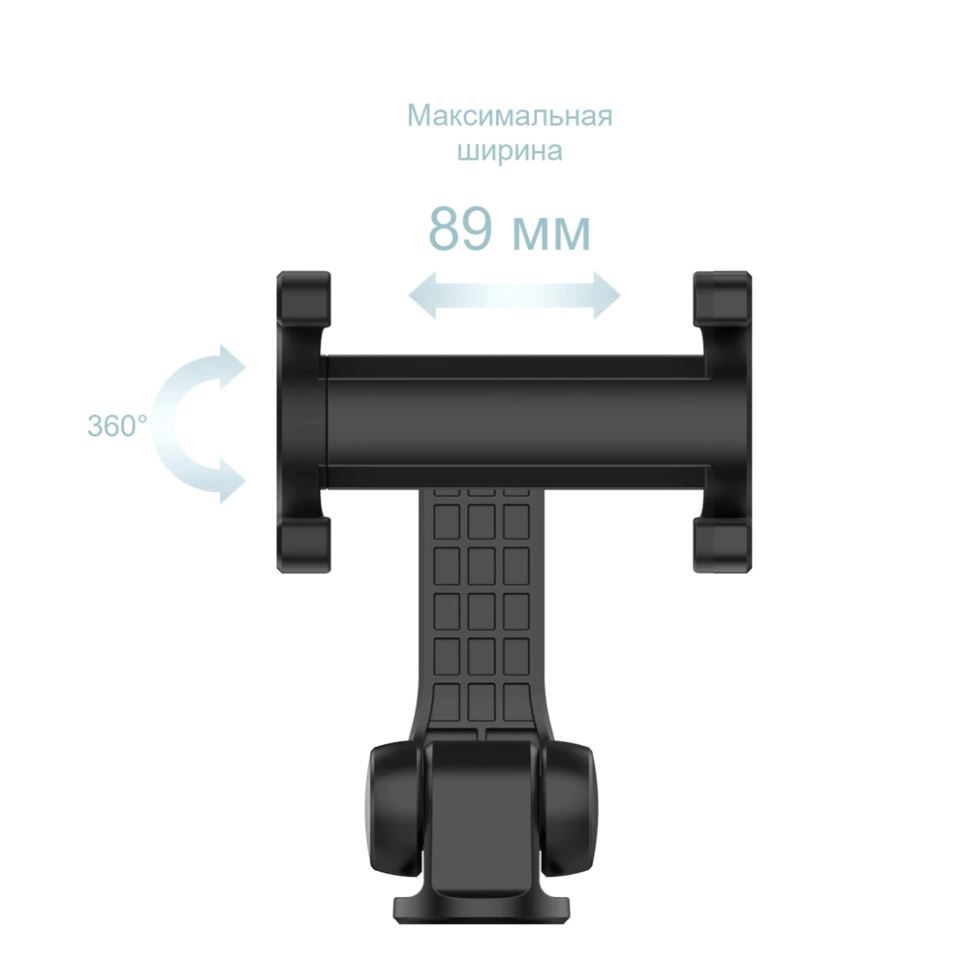 Picture of Zoom Selfie Stick Extendable Selfie Stick Tripod Wireless Bluetooth - Black