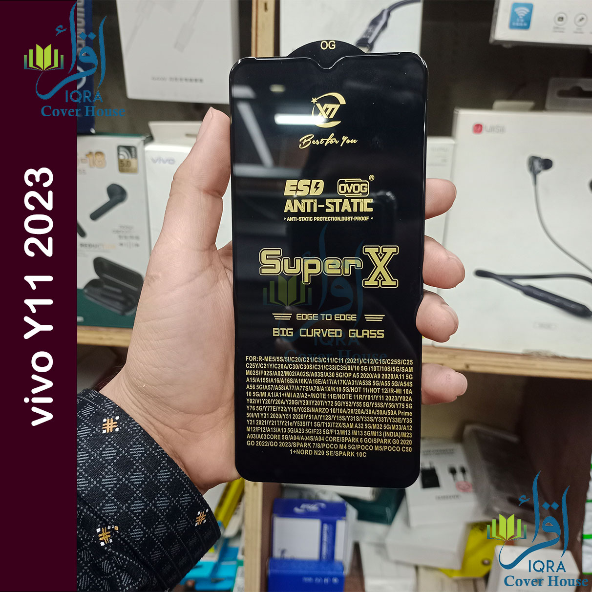 Picture of Super X For vivo Y11 2023 Tempered Gorilla Glass Screen Protector