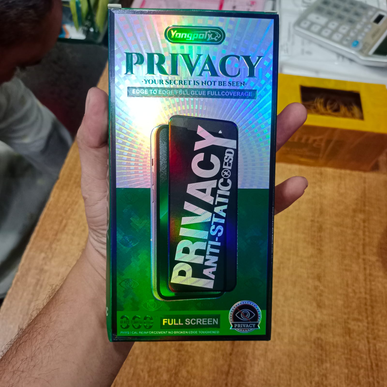 Picture of Privacy glass For Samsung Galaxy M33 Tempered Gorilla Glass Privacy Screen Protector