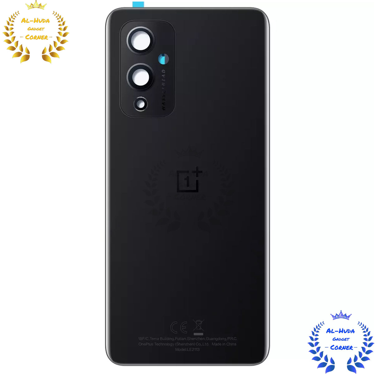 Picture of Oneplus 9 Back Glass Battery Cover Rear Door Housing Panel Case Replacement Parts For One Plus 1+ 9 With Camera Lens