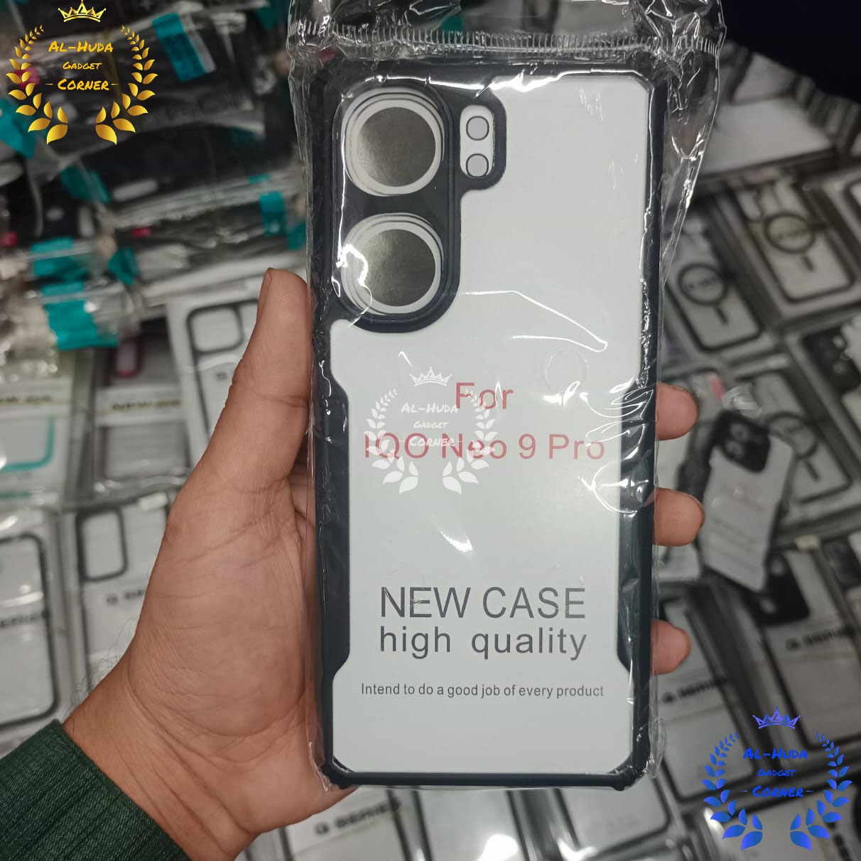 Picture of Xundd Back Cover for Vivo iQOO Neo9 Pro Transparent Hybrid Hard PC Back Bumper