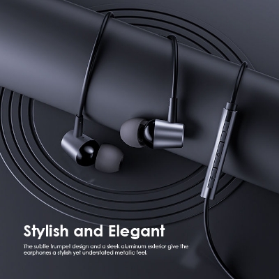 Picture of Oraimo OEP-E40 Bass Stereo In Ear Earphone - Black