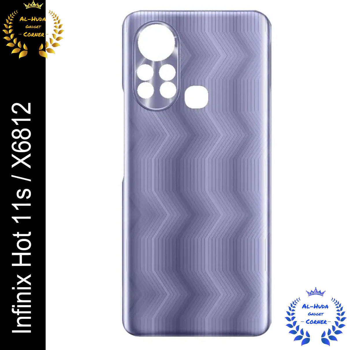 Picture of Quality-Full Infinix Hot 11s / X6812 Back Shell / Back Panel / Battery Cover / Back Door / Back Replacement Part (Back Case Cover For Smartphone)