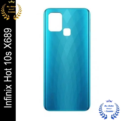 Picture of Infinix Hot 10s X689 - Plastic Back Shell Casing Cashing Back Panel Battery Cover Back Door Back Replacement Part Back Case