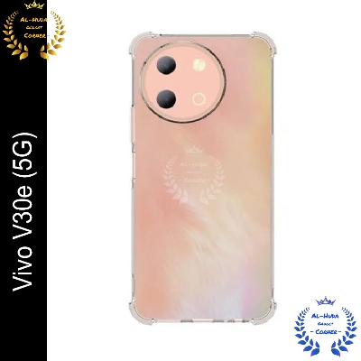 Picture of Transparent back cover For Vivo V30e 5G Luxury transparent Protect Back Cover Soft Case
