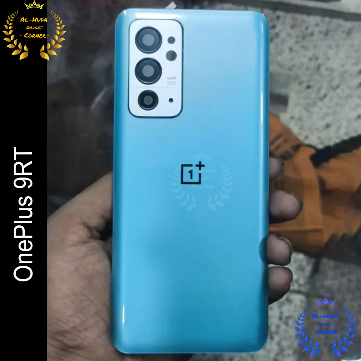 Picture of OnePlus 9RT Back Shell (Glass) Back Shell / Back Panel / Battery Cover / Back Door / Back Replacement Part (Back Case Cover For Smartphone)
