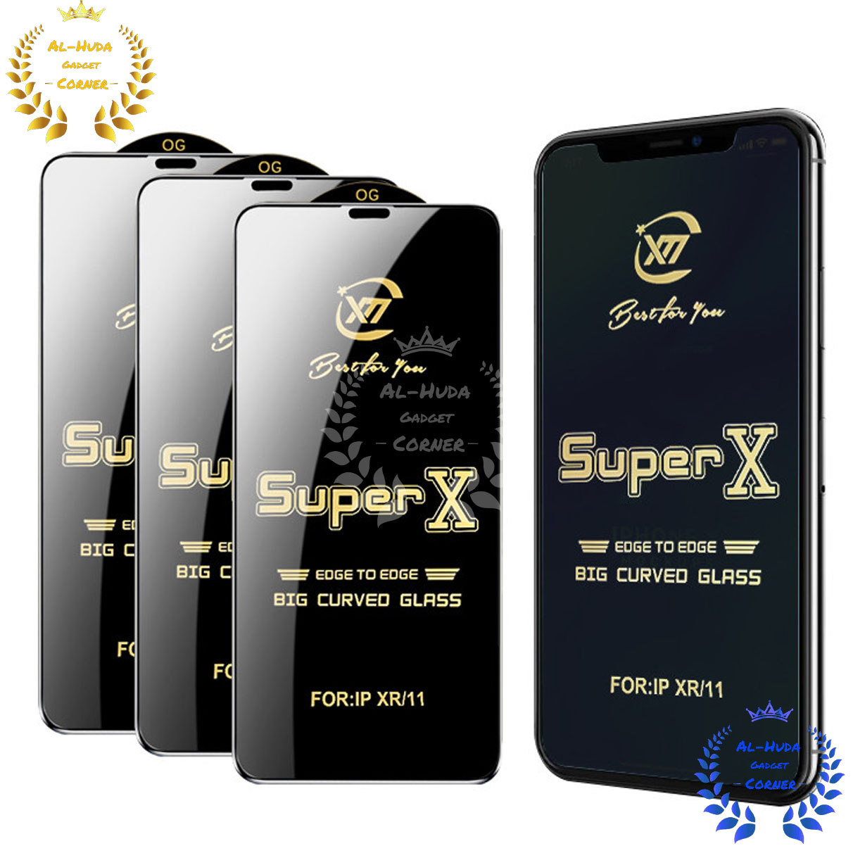 Picture of Super X For Infinix Hot 40i / Infinix Smart 8 / Itel Color Pro 5G / Xiaomi Redmi K50i / Xiaomi Redmi Note 11T 5G / Tecno Spark 20 / Itel P55 5G / Moto G04s / Itel P55 Plus / realme 9 5G SE  Tempered Gorilla Glass 6.6" Screen Protector