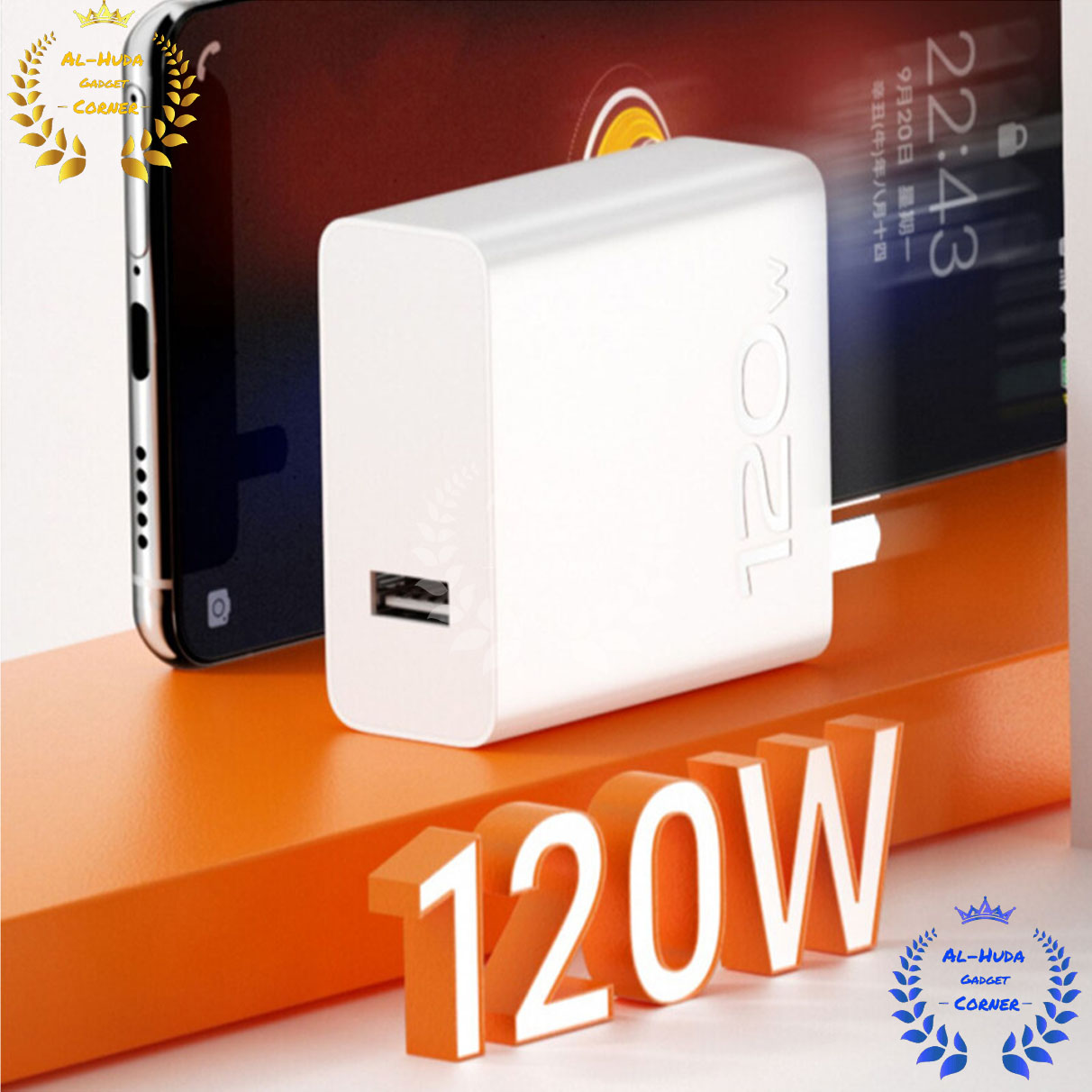 Picture of Vivo iQOO 120W Flash Charger Power Adapter,IQOO Charger V12066LOAO FlashCharger Cesan Type C Untuk Vivo iQoo 11 5G Z7x Z7 5G V27 V27e X80 Pro X90 Pro (Best Quality)
