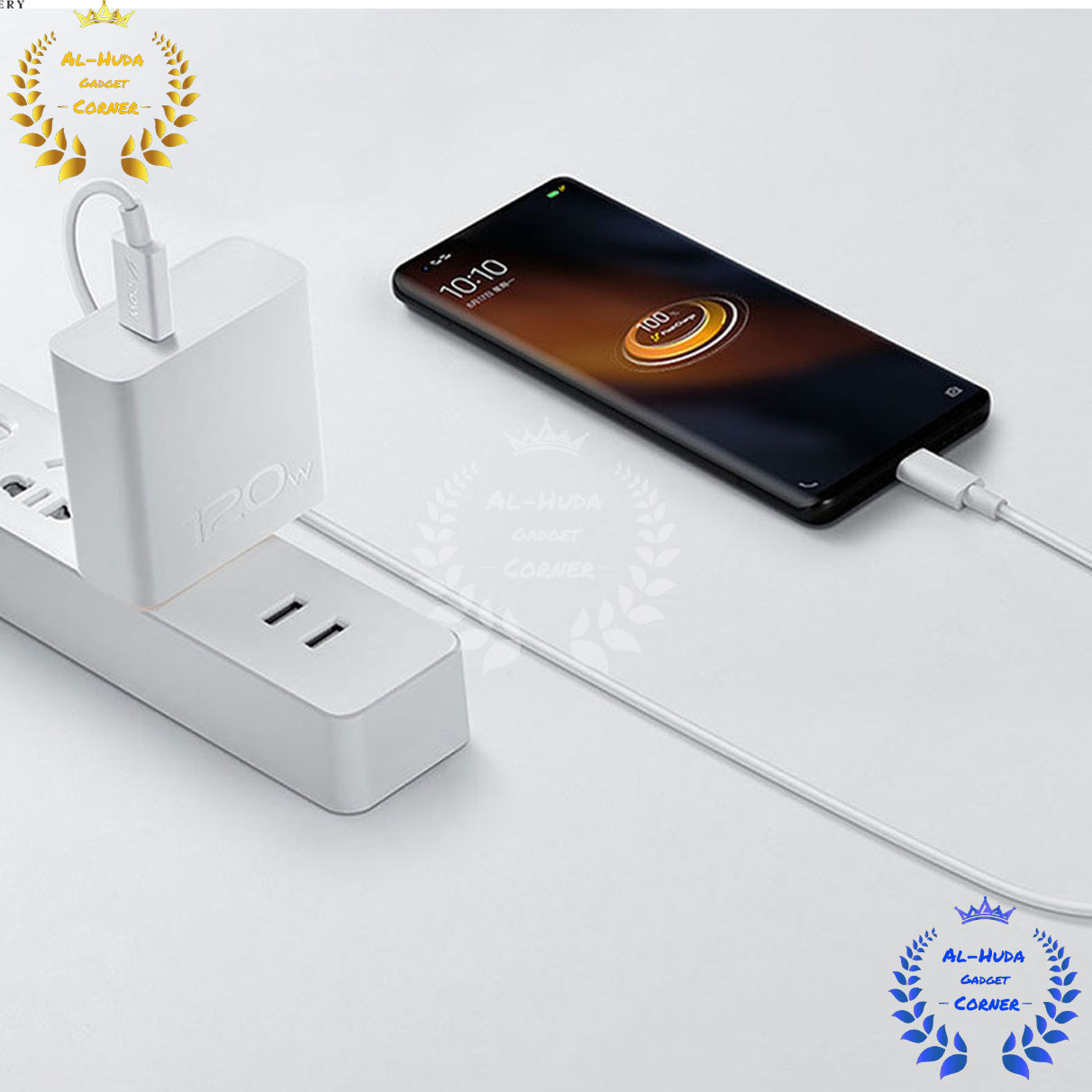 Picture of Vivo iQOO 120W Flash Charger Power Adapter,IQOO Charger V12066LOAO FlashCharger Cesan Type C Untuk Vivo iQoo 11 5G Z7x Z7 5G V27 V27e X80 Pro X90 Pro (Best Quality)